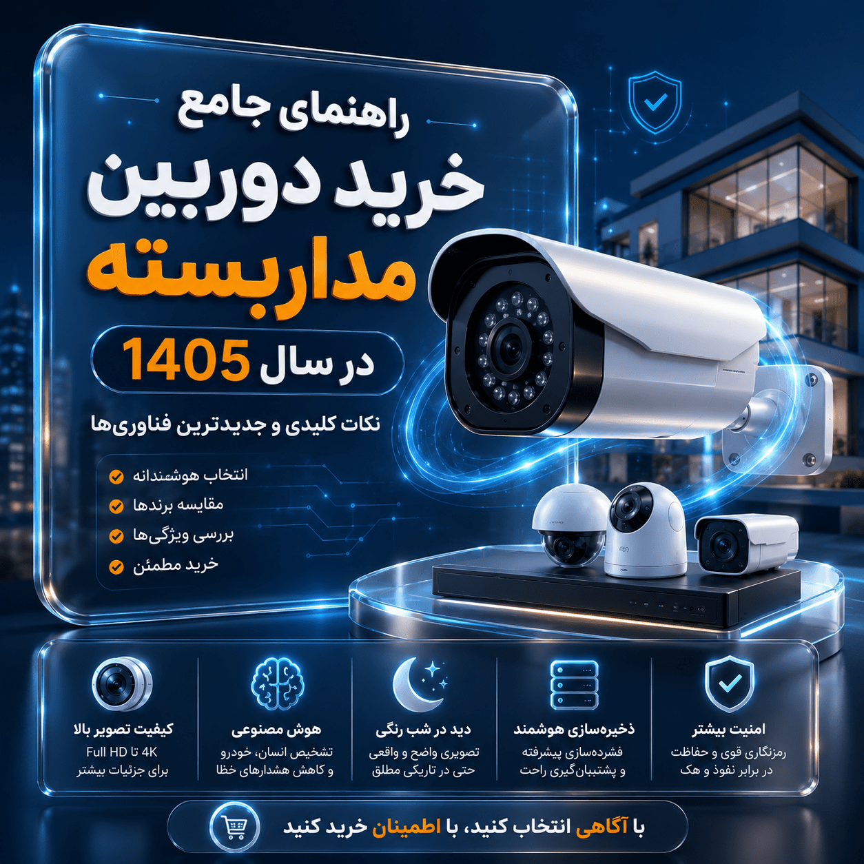 راهنمای خرید دوربین مداربسته